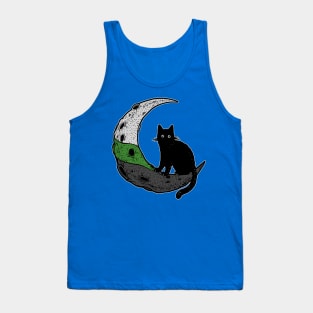 Neutrois Cat Moon LGBT Pride Flag Tank Top